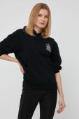 Кофта HUF жіноча колір чорний з принтом (2015095) Кофта HUF жіноча колір чорний з принтом (2015095)