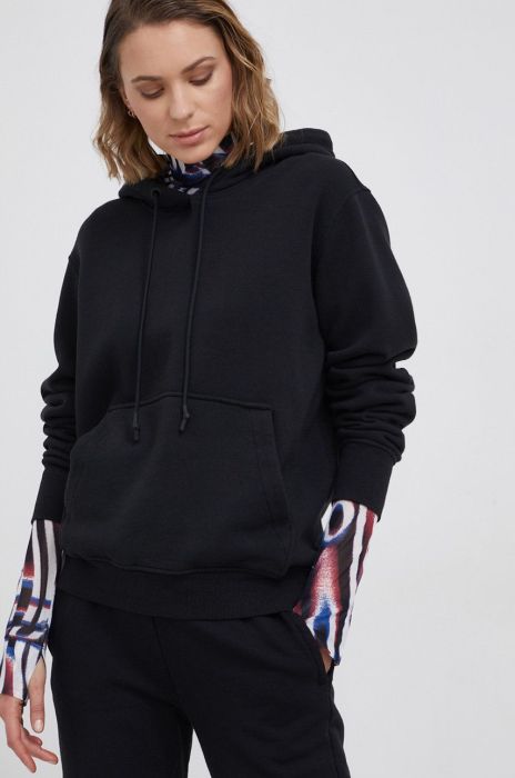 Кофта UGG жіноча колір чорний з капюшоном однотонна 1121386-BLK Кофта UGG жіноча колір чорний з капюшоном однотонна 1121386-BLK