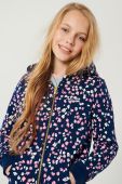Дитяча кофта Femi Stories Zippa колір синій візерунок Дитяча кофта Femi Stories Zippa колір синій візерунок
