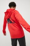 Кофта Protest чоловіча колір червоний однотонна Кофта Protest чоловіча колір червоний однотонна