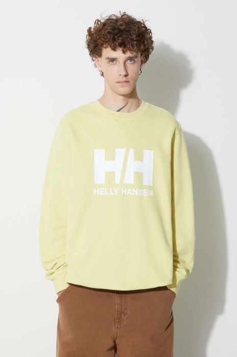 Бавовняна кофта Helly Hansen чоловіча колір синій з принтом 34000-597 (3296352) Бавовняна кофта Helly Hansen чоловіча колір синій з принтом 34000-597 (3296352)