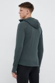 Спортивна кофта Houdini Power колір зелений з капюшоном однотонна (3165459) Спортивна кофта Houdini Power колір зелений з капюшоном однотонна (3165459)