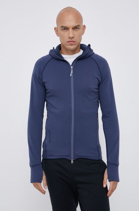 Спортивна кофта Houdini Power з капюшоном однотонна колір блакитний (1817765) Спортивна кофта Houdini Power з капюшоном однотонна колір блакитний (1817765)