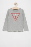 Дитячий лонгслів Guess колір сірий з принтом (1534472) Дитячий лонгслів Guess колір сірий з принтом (1534472)