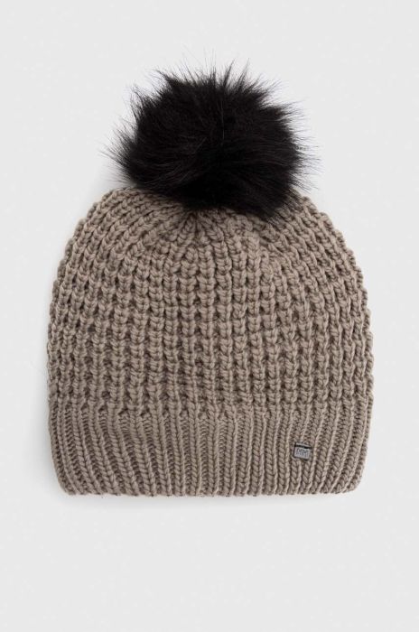 Шапка Helly Hansen колір сірий з товстого трикотажу (3449773)