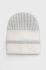 Шапка Deha колір білий з товстого трикотажу