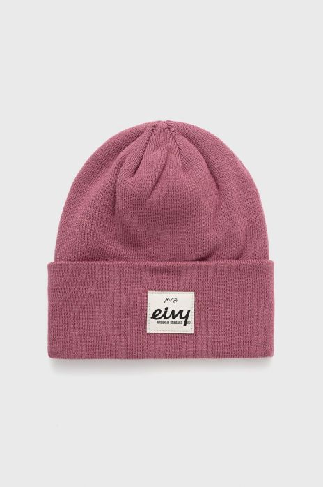 Шапка Eivy колір рожевий з тонкого трикотажу Шапка Eivy колір рожевий з тонкого трикотажу