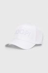 Шапка Joop! колір білий з аплікацією Шапка Joop! колір білий з аплікацією