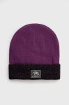 Шапка Protest колір фіолетовий з тонкого трикотажу Шапка Protest колір фіолетовий з тонкого трикотажу