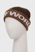 Шапка HUF колір коричневий