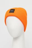 Шапка HUF колір помаранчевий з тонкого трикотажу Шапка HUF колір помаранчевий з тонкого трикотажу