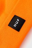 Шапка HUF колір помаранчевий з тонкого трикотажу Шапка HUF колір помаранчевий з тонкого трикотажу