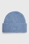 Вовняна шапка MC2 Saint Barth вовна колір блакитний (3624520) Вовняна шапка MC2 Saint Barth вовна колір блакитний (3624520)
