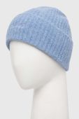 Вовняна шапка MC2 Saint Barth вовна колір блакитний (3624520)