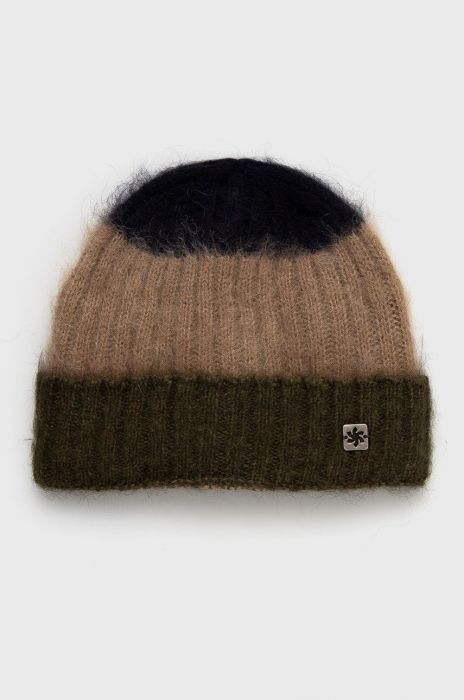 Шапка з домішкою вовни Granadilla Dujardin колір барвистий Шапка з домішкою вовни Granadilla Dujardin колір барвистий