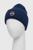 Вовняна шапка Colmar вовна колір блакитний