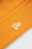 Шапка New Era колір помаранчевий з товстого трикотажу 60141764-MEDORANGE Шапка New Era колір помаранчевий з товстого трикотажу 60141764-MEDORANGE