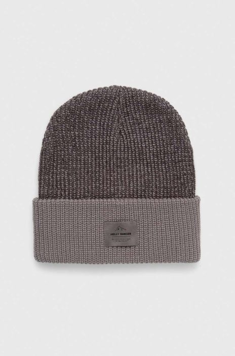 Шапка Helly Hansen колір сірий з товстого трикотажу (3449776)