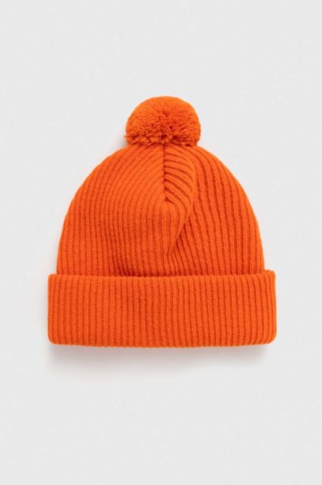 Вовняна шапка Houdini колір рожевий з товстого трикотажу вовна (3654834)