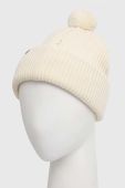 Вовняна шапка Houdini колір бежевий з товстого трикотажу вовна