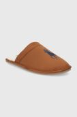 Тапочки Polo Ralph Lauren Klarence колір коричневий SMF4396BRL