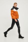 Спортивна куртка Columbia Pike Lake Cropped колір помаранчевий зимова oversize Спортивна куртка Columbia Pike Lake Cropped колір помаранчевий зимова oversize