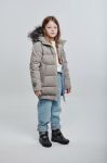 Дитяча куртка Fluff колір сірий Дитяча куртка Fluff колір сірий