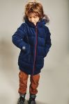 Дитяча куртка Fluff колір синій Дитяча куртка Fluff колір синій