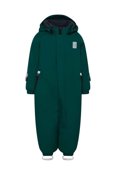 Дитячий зимовий комбінезон Lego Wear колір зелений Дитячий зимовий комбінезон Lego Wear колір зелений