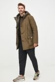 Пухова куртка Woolrich чоловіча колір зелений зимова CFWOOU0483MRUT0001-ABR Пухова куртка Woolrich чоловіча колір зелений зимова CFWOOU0483MRUT0001-ABR
