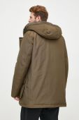 Пухова куртка Woolrich чоловіча колір зелений зимова CFWOOU0483MRUT0001-ABR Пухова куртка Woolrich чоловіча колір зелений зимова CFWOOU0483MRUT0001-ABR