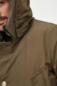 Пухова куртка Woolrich чоловіча колір зелений зимова CFWOOU0483MRUT0001-ABR Пухова куртка Woolrich чоловіча колір зелений зимова CFWOOU0483MRUT0001-ABR