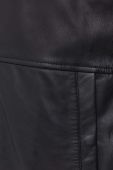 Шкіряна куртка HUGO чоловіча колір чорний перехідна (3435816) Шкіряна куртка HUGO чоловіча колір чорний перехідна (3435816)