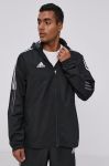 Куртка adidas Performance GH4466 чоловіча колір чорний перехідна Куртка adidas Performance GH4466 чоловіча колір чорний перехідна