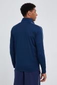 Тренувальна кофта Under Armour Pique 1366202 чоловіча колір синій однотонна Тренувальна кофта Under Armour Pique 1366202 чоловіча колір синій однотонна