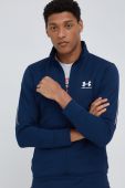 Тренувальна кофта Under Armour Pique 1366202 чоловіча колір синій однотонна Тренувальна кофта Under Armour Pique 1366202 чоловіча колір синій однотонна
