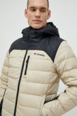Пухова куртка Columbia чоловіча колір бежевий перехідна 1930241-010 (2710516) Пухова куртка Columbia чоловіча колір бежевий перехідна 1930241-010 (2710516)