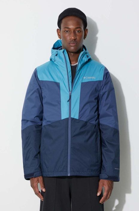 Куртка outdoor Columbia Wallowa Park Interchange 1957031-010 колір блакитний (3519273) Куртка outdoor Columbia Wallowa Park Interchange 1957031-010 колір блакитний (3519273)