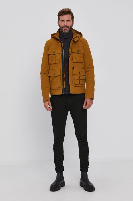 Куртка Sisley чоловіча колір коричневий перехідна (1697299) Куртка Sisley чоловіча колір коричневий перехідна (1697299)