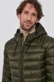 Куртка Sisley чоловіча колір зелений перехідна (1683379)