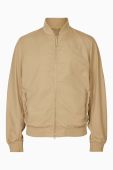 Куртка-бомбер AllSaints чоловічий колір бежевий перехідна Куртка-бомбер AllSaints чоловічий колір бежевий перехідна