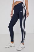 Легінси adidas жіночі колір синій гладкі Легінси adidas жіночі колір синій гладкі