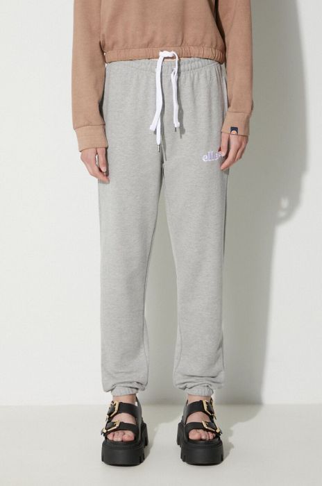 Спортивні штани Ellesse колір сірий з аплікацією SGK13459-011 Спортивні штани Ellesse колір сірий з аплікацією SGK13459-011