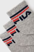 Дитячі шкарпетки Fila (3-pack) колір сірий (1904677)