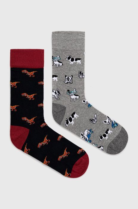 Шкарпетки John Frank (2-pack) чоловічі колір барвистий (1686094) Шкарпетки John Frank (2-pack) чоловічі колір барвистий (1686094)