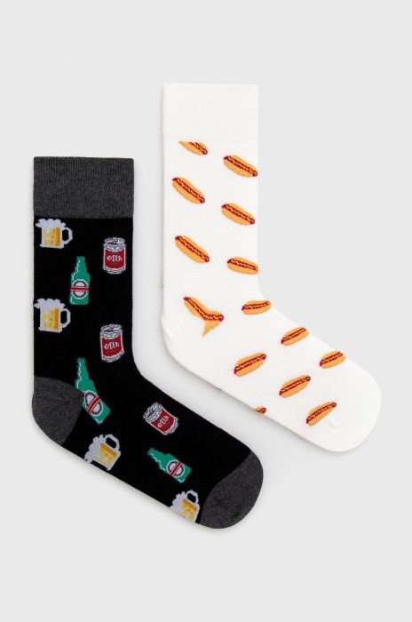 Шкарпетки John Frank (2-pack) чоловічі колір барвистий (1683399) Шкарпетки John Frank (2-pack) чоловічі колір барвистий (1683399)