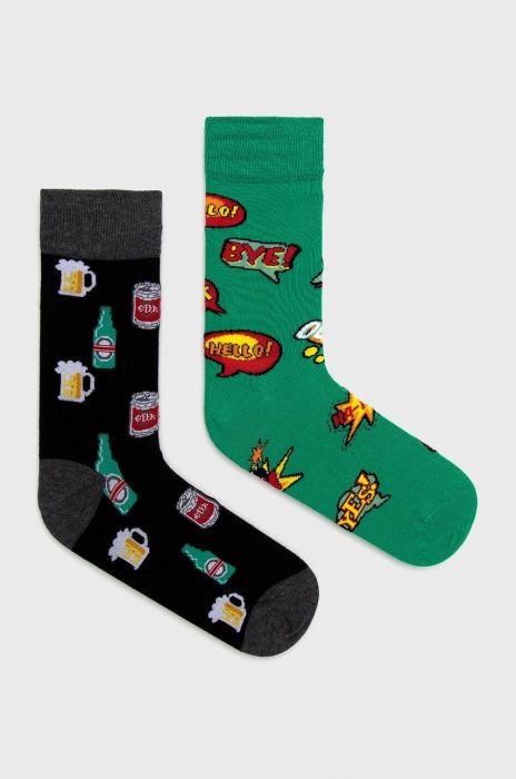 Шкарпетки John Frank (2-pack) чоловічі колір барвистий (1683400) Шкарпетки John Frank (2-pack) чоловічі колір барвистий (1683400)