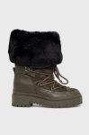 Зимові чоботи Guess жіночі колір зелений Зимові чоботи Guess жіночі колір зелений