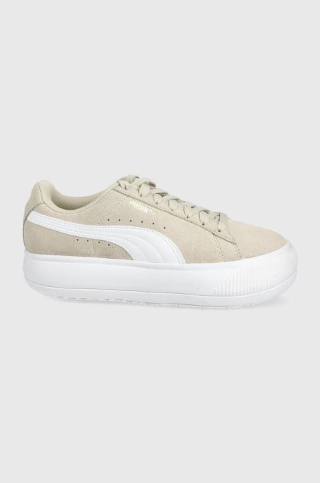 Черевики Puma Suede Mayu 380686 колір жовтий на плоскому ходу 380686-02 Черевики Puma Suede Mayu 380686 колір жовтий на плоскому ходу 380686-02
