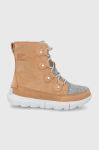 Шкіряні чоботи Sorel SOREL EXPLOER II колір бежевий Шкіряні чоботи Sorel SOREL EXPLOER II колір бежевий